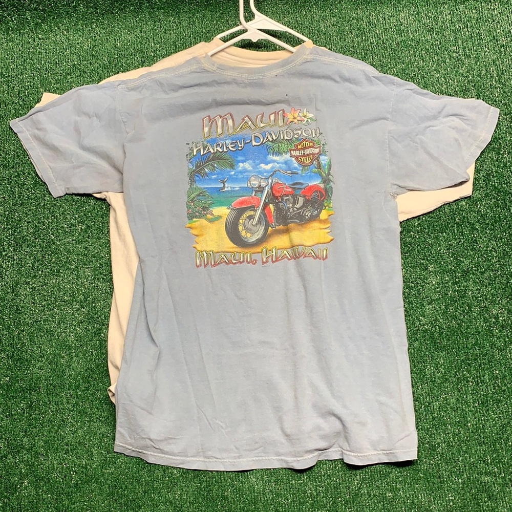 2 Harley pocket shirts